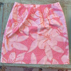 Vintage Lilly Pulitzer Hibiscus skirt-great for summer!